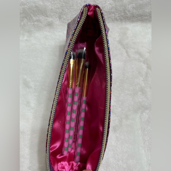 TARTE Eye Brush Set Mini With Flamingo Mini - Picture 5 of 7